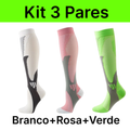 Kit 3 Pares de Meias de Compressão